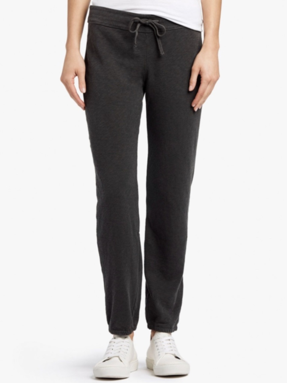 James Perse Vintage Terry Sweat Pant in Black Size Large